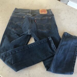 Levi's Men's Straight Jeans in Dark Blue